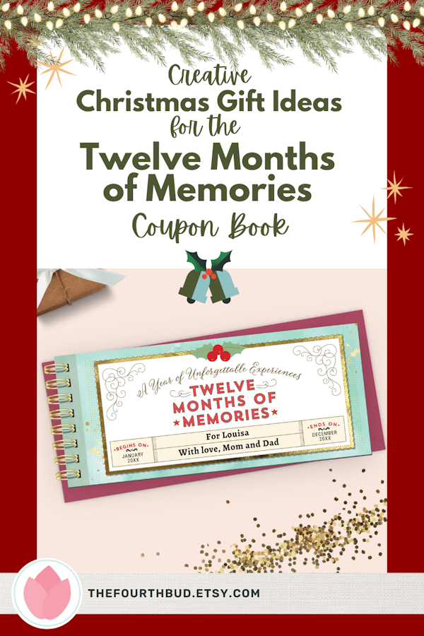 Creative Gift of Ideas for the Twelve Months of Memories Coupon Book